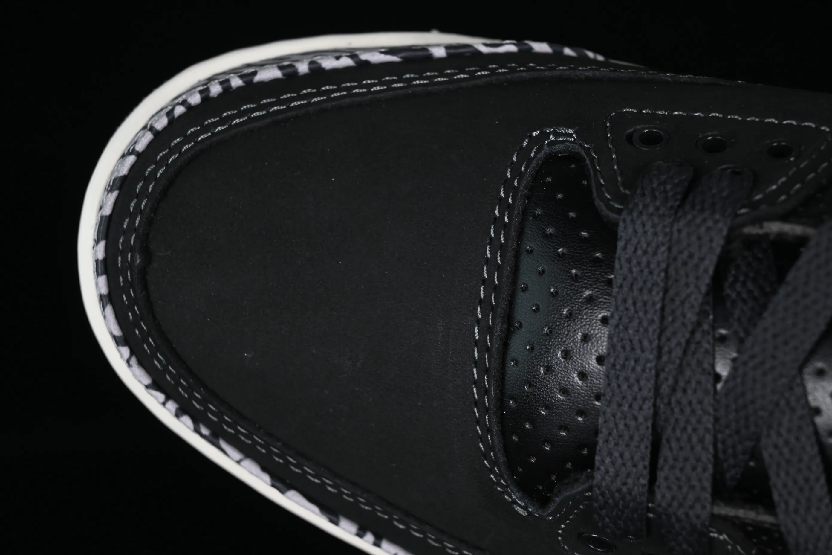 All categories Air Jordan Jordan series basketball shoes Air Jordan 3 Air Jordan 3 Retro "Off Noir" AJ3 Joe 3 old black cement CK9246-001